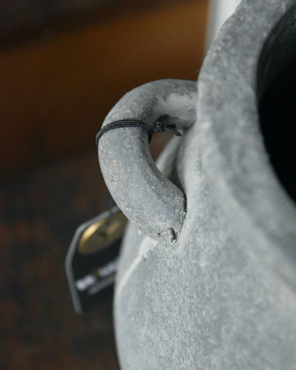 Bolle Kruik Pot Met Twee Oren En Brede Kraag, Majestic Brynxz - Afbeelding 3