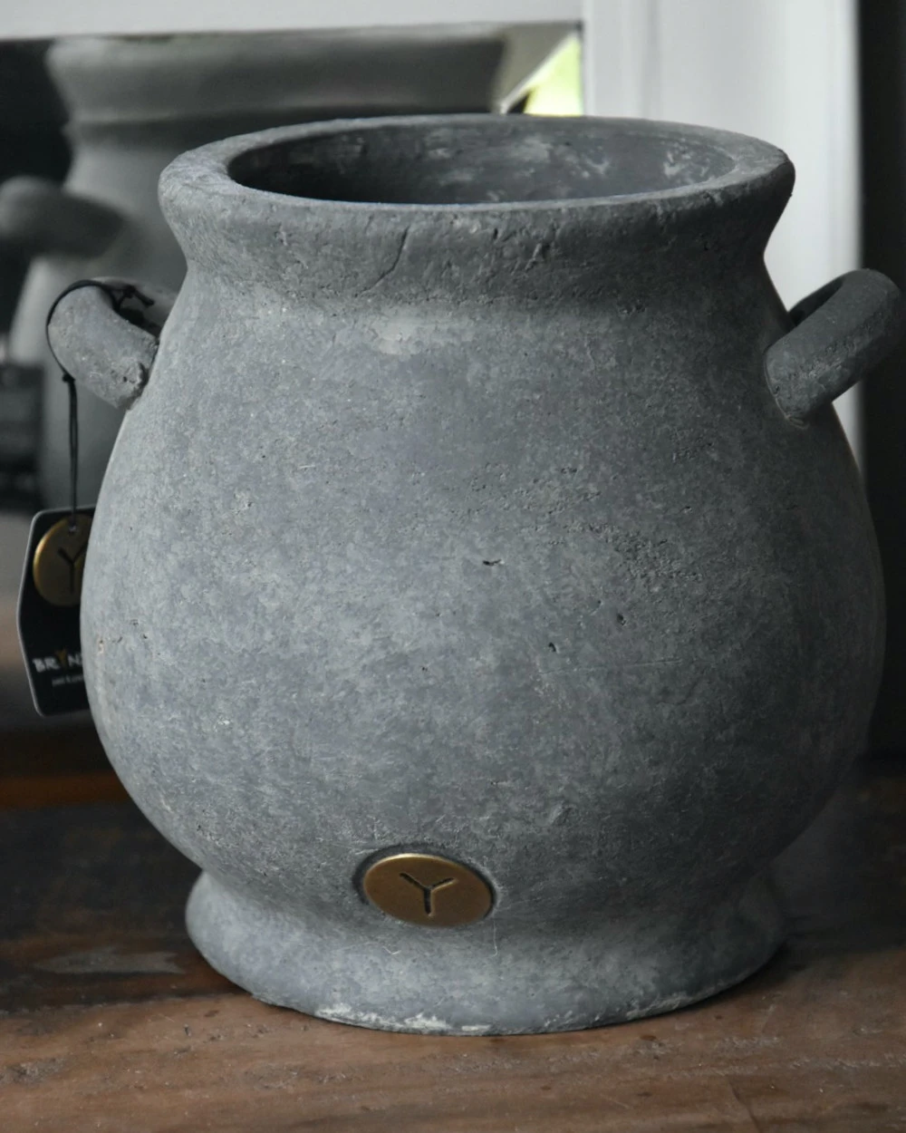 Bolle Kruik Pot Met Twee Oren En Brede Kraag, Majestic Brynxz - Afbeelding 6