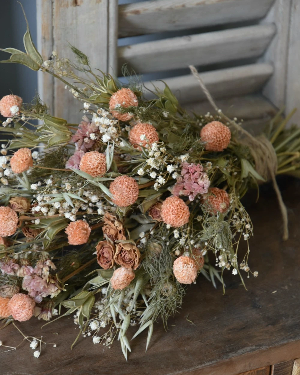 Droogbloem Toef In Pastel - Afbeelding 5