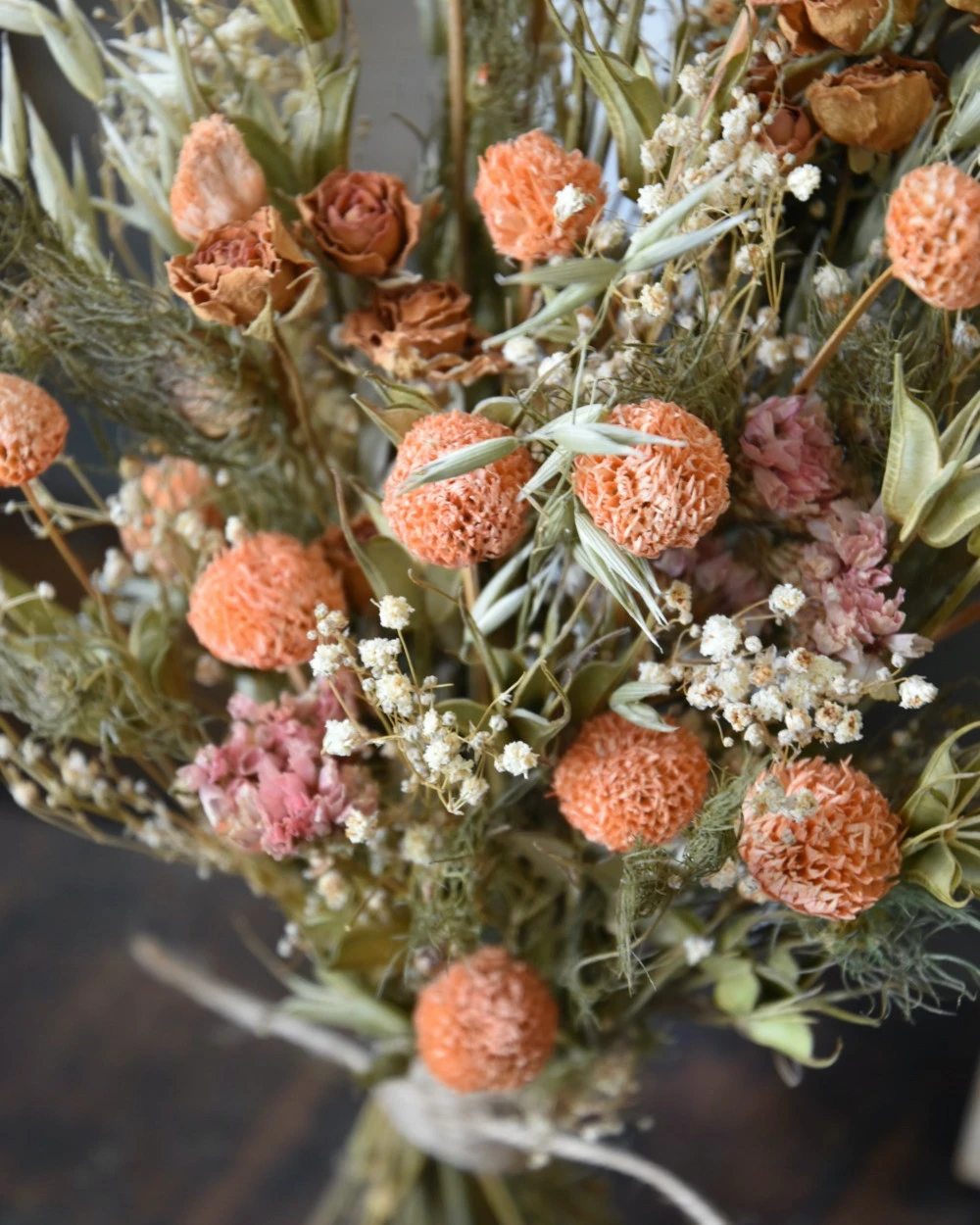 Droogbloem Toef In Pastel - Afbeelding 6