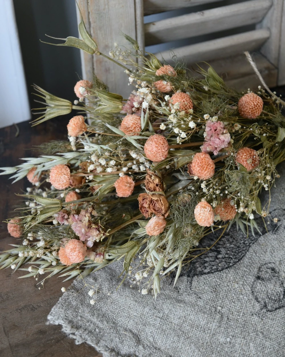 Droogbloem Toef In Pastel