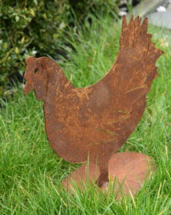 Ecoroest Silhouet Kip Tuindecoratie