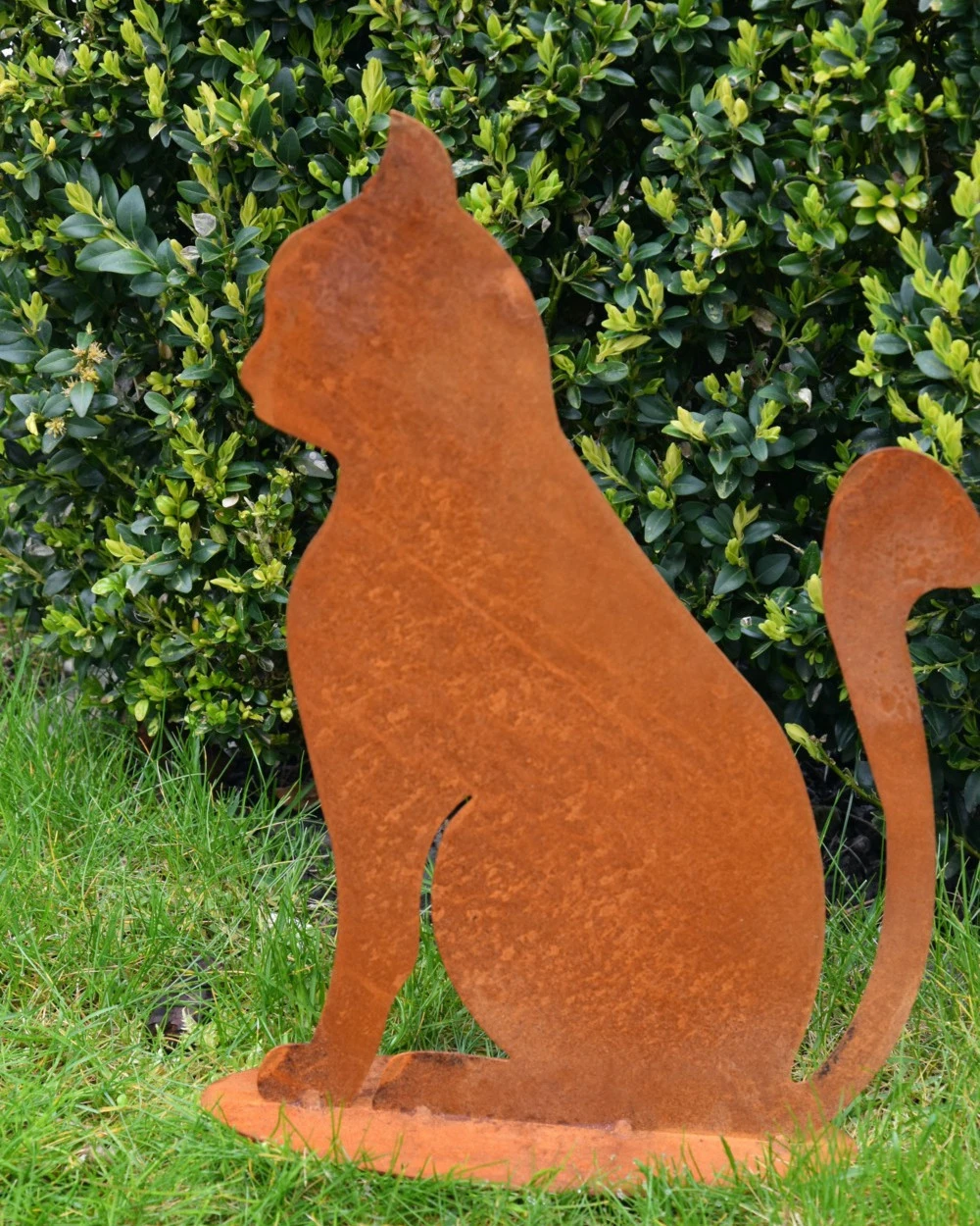 Ecoroest Tuindecoratie Kat Zitten Met Staart Omhoog - Afbeelding 5