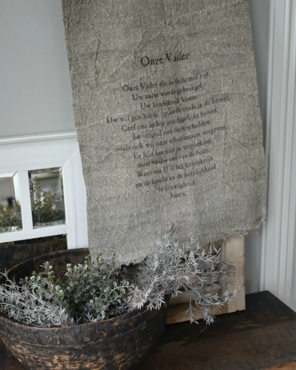 Gebed Shabby Doek Groot, Het Onze Vader Die In De Hemel Zijt - Afbeelding 5