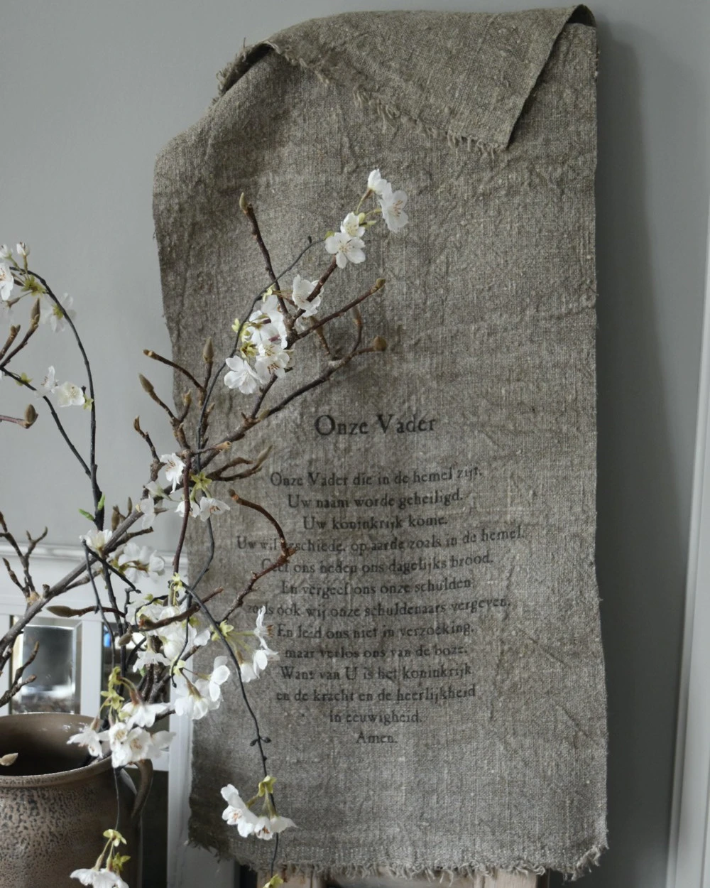 Gebed Shabby Doek Groot, Het Onze Vader Die In De Hemel Zijt - Afbeelding 6