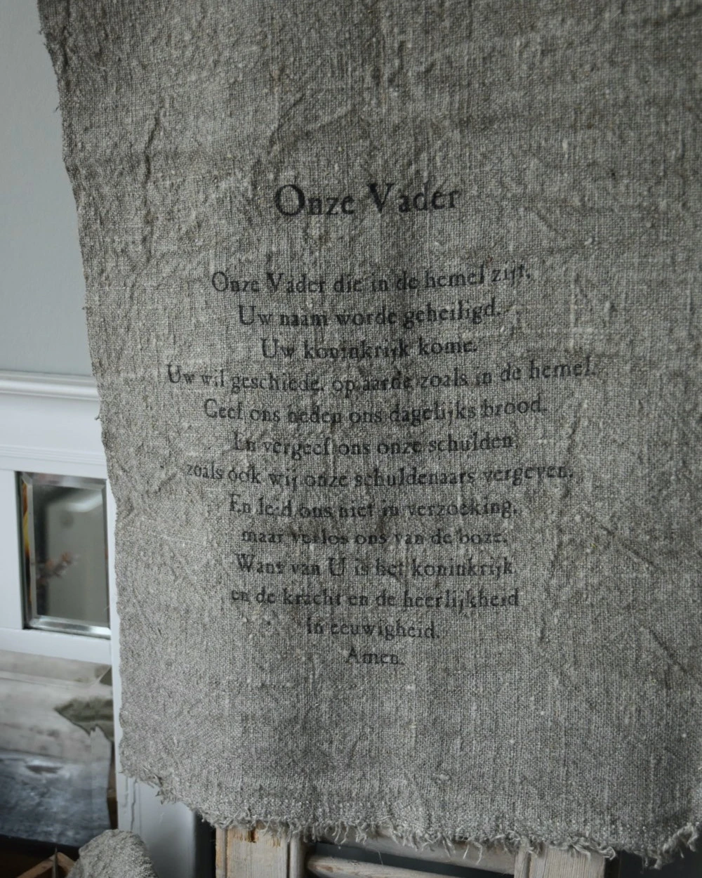 Gebed Shabby Doek Groot, Het Onze Vader Die In De Hemel Zijt - Afbeelding 7
