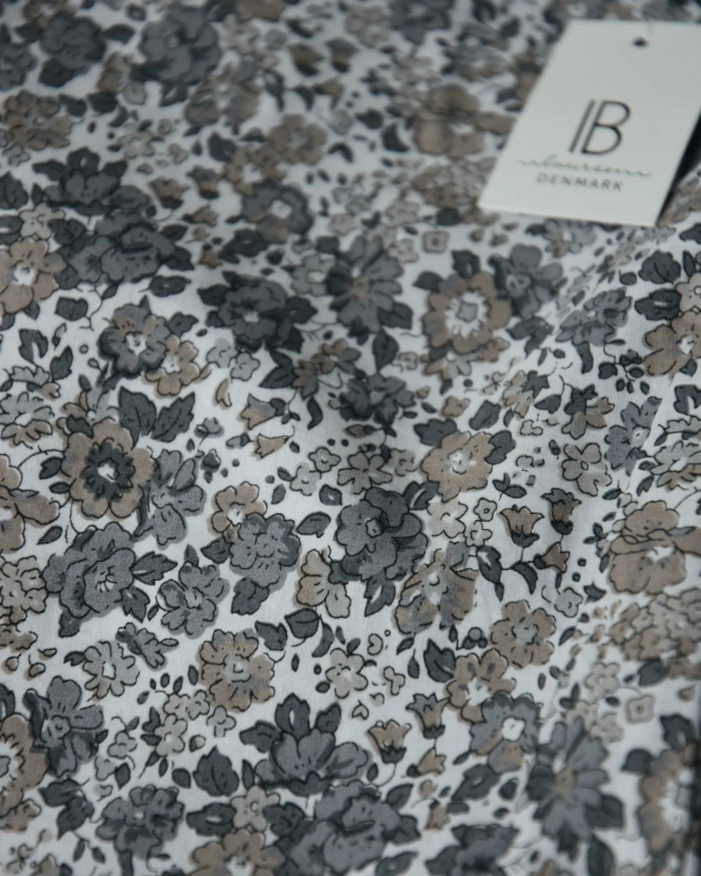 Gebloemde Kussenhoes Met Grijze En Taupe Bloemen, IB Laursen - Afbeelding 6