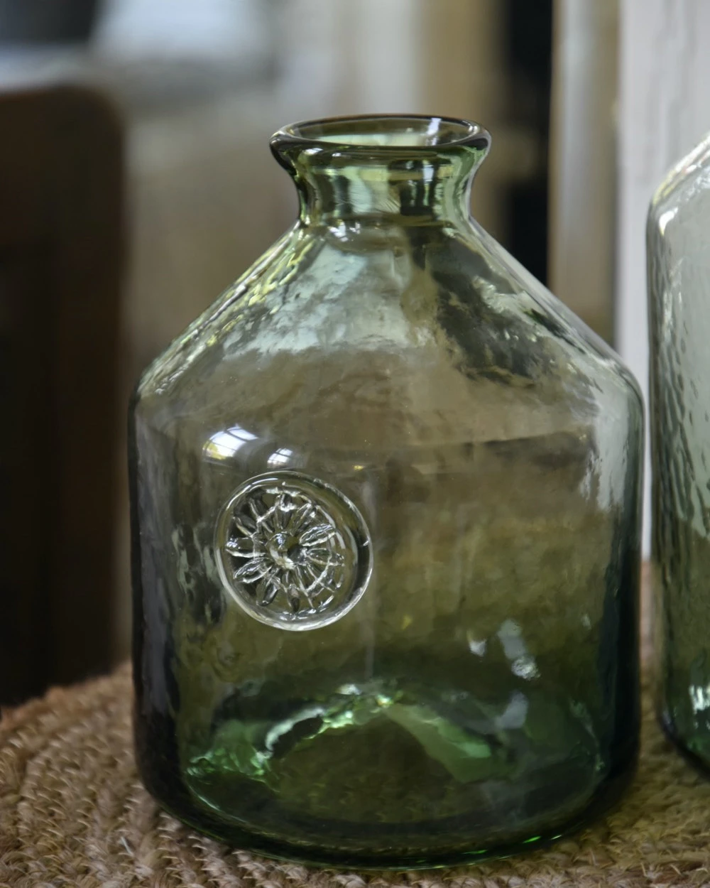 Glazen Apothekers Fles In Het Groen Met Embleem Klein, IB Laursen - Afbeelding 3