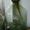 Glazen Apothekers Fles In Het Groen Met Embleem Groot, IB Laursen