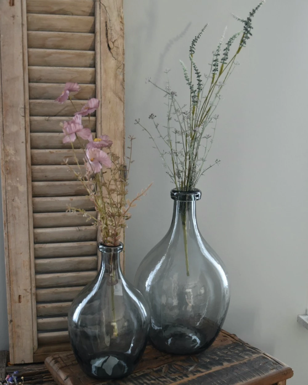 Glazen Ballon Vaas Met Grijze Gloed, IB Laursen - Afbeelding 3