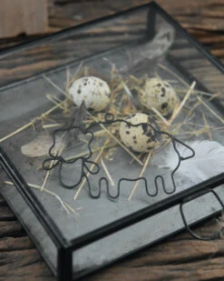 Glazen Kistje Met Zinken Bodem, IB Laursen