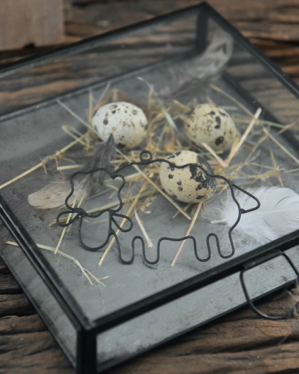 Glazen Kistje Met Zinken Bodem, IB Laursen