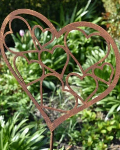 Hart Gevuld Met Harten Ecoroest Tuinprikker