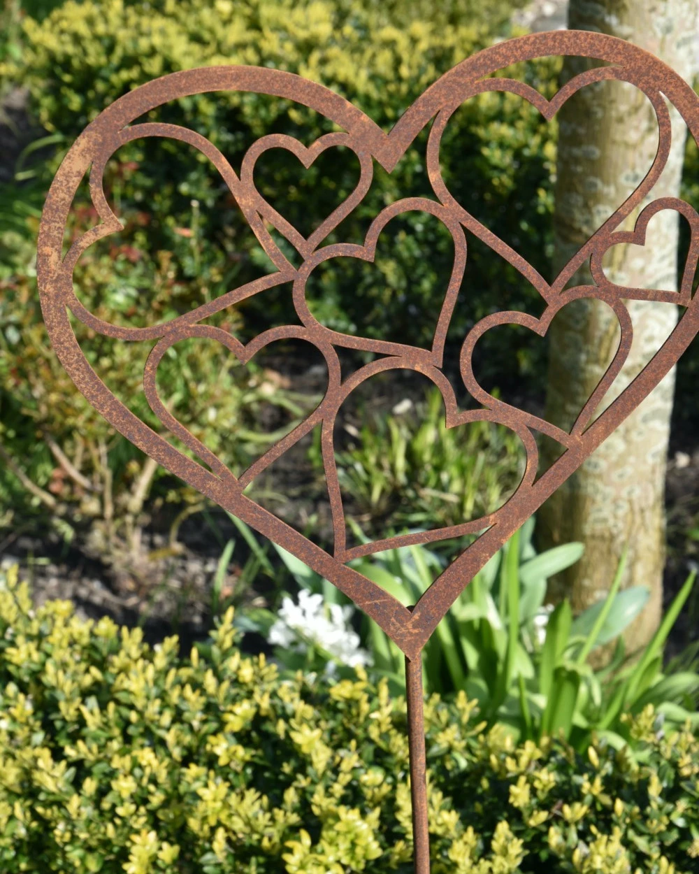 Hart Gevuld Met Harten Ecoroest Tuinprikker - Afbeelding 6
