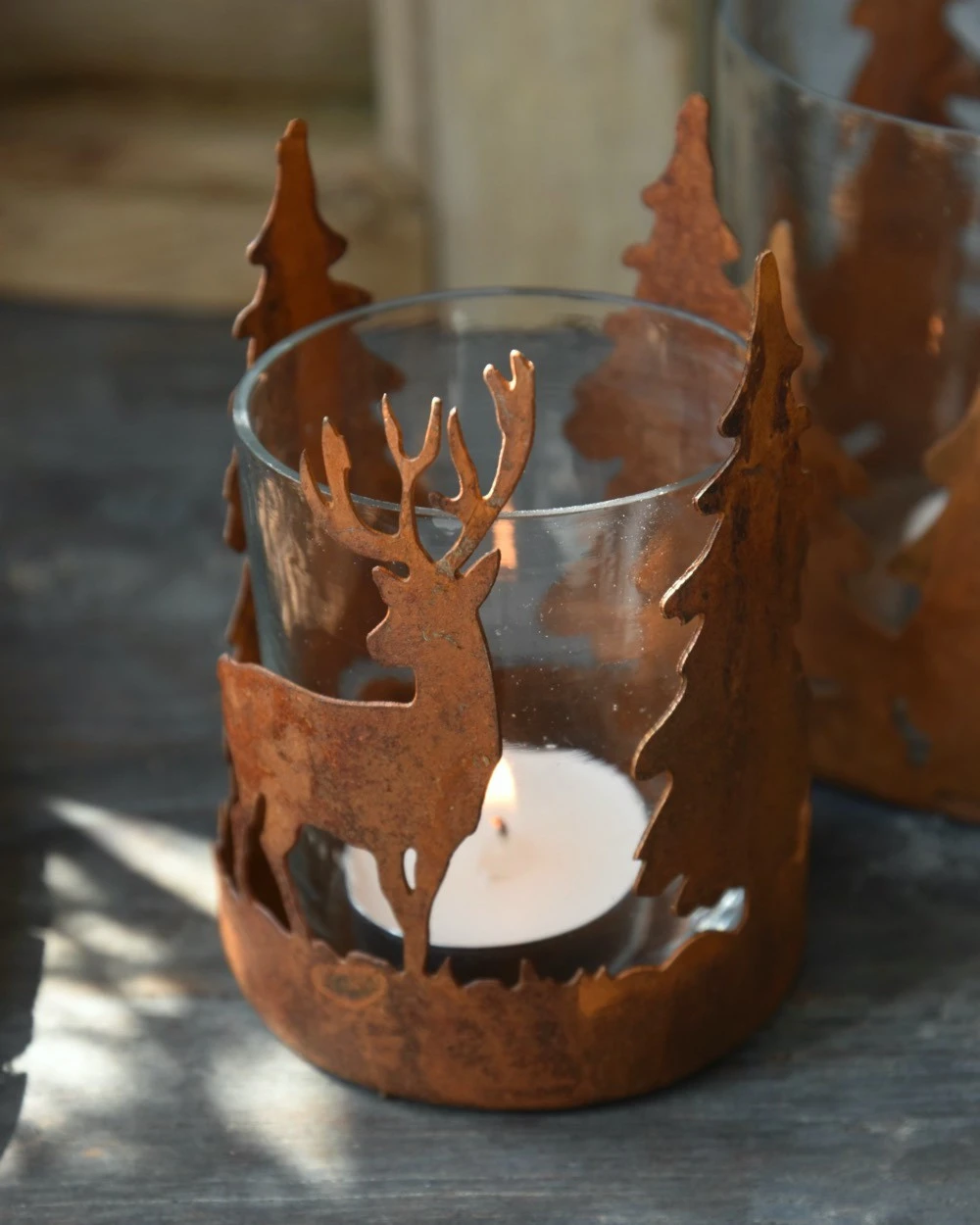 Hert En Bomen Theelicht Roestbruin, IB Laursen - Afbeelding 5