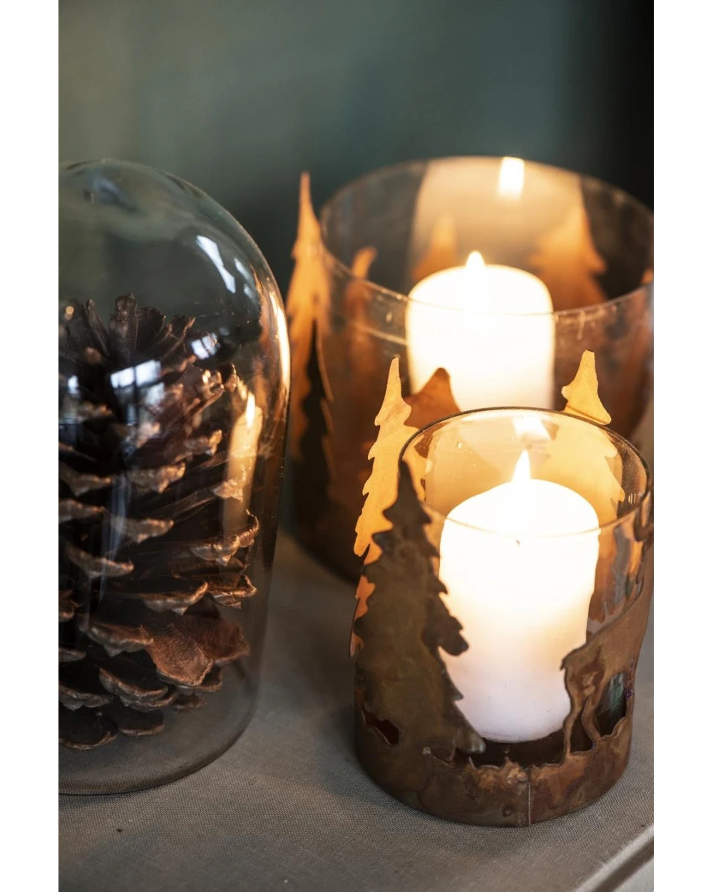Hert En Bomen Theelicht Roestbruin, IB Laursen - Afbeelding 6