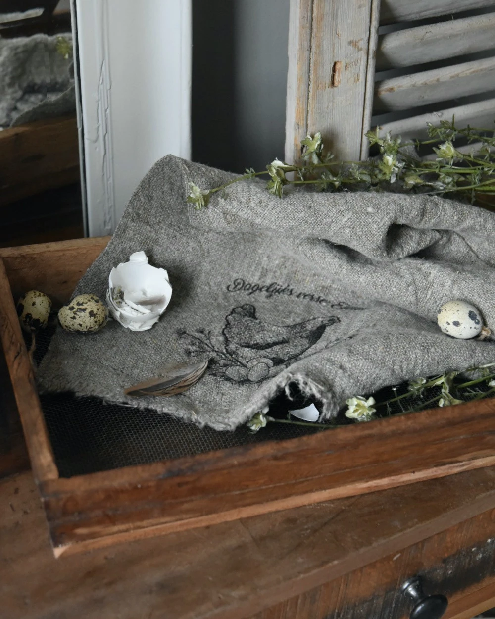 Houten Bak Met Een Bodem Van Fijn Gaas, IB Laursen - Afbeelding 2