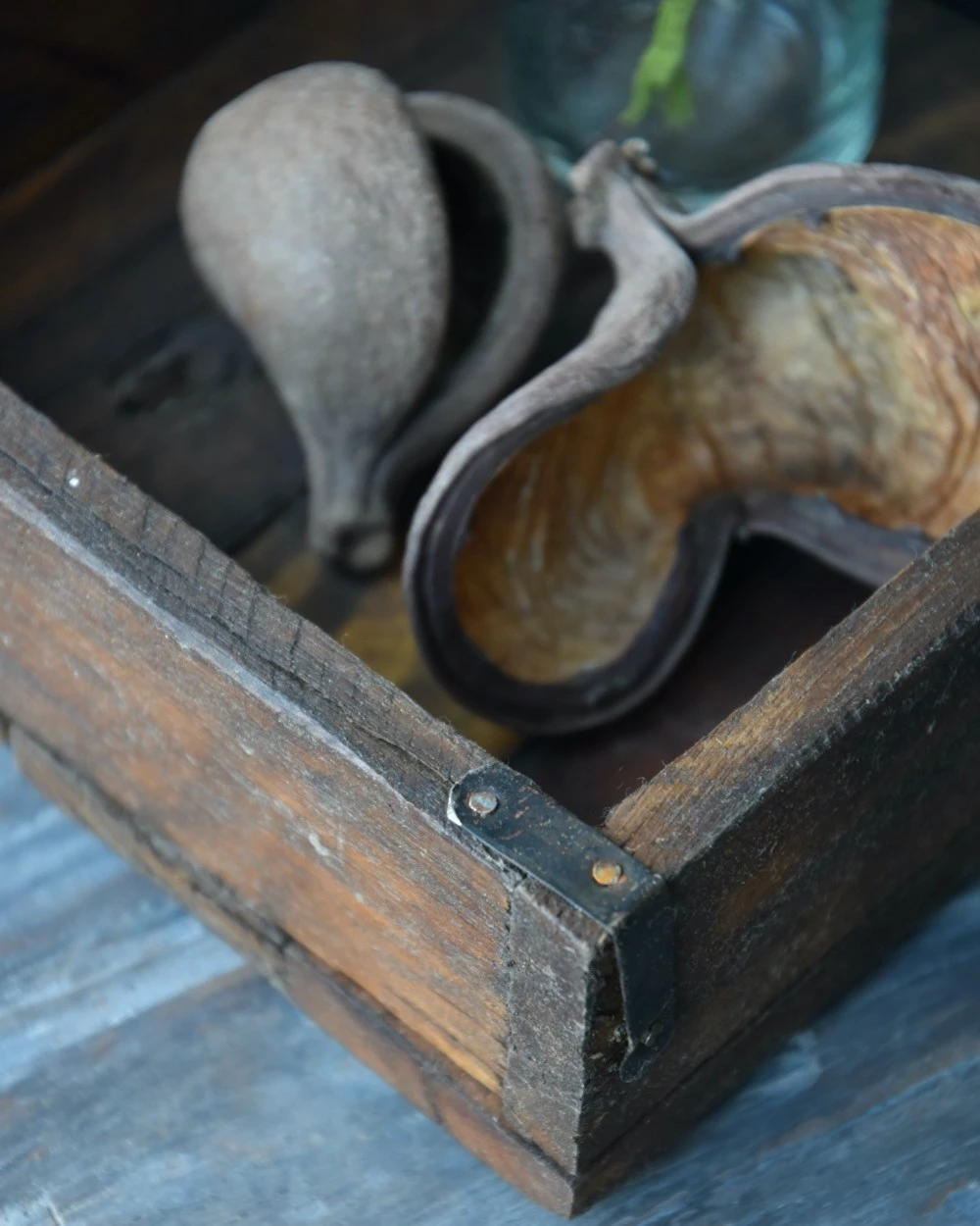 Houten Bak Met Metalen Beugeltjes, Unique IB Laursen - Afbeelding 2