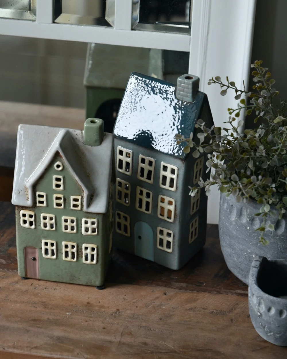 Keramiek Theelicht Huis Nyhavn In Zee Blauw, IB Laursen - Afbeelding 8