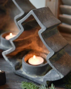 Kerstboom Waxinelicht Houders Klein, Majestic Brynxz