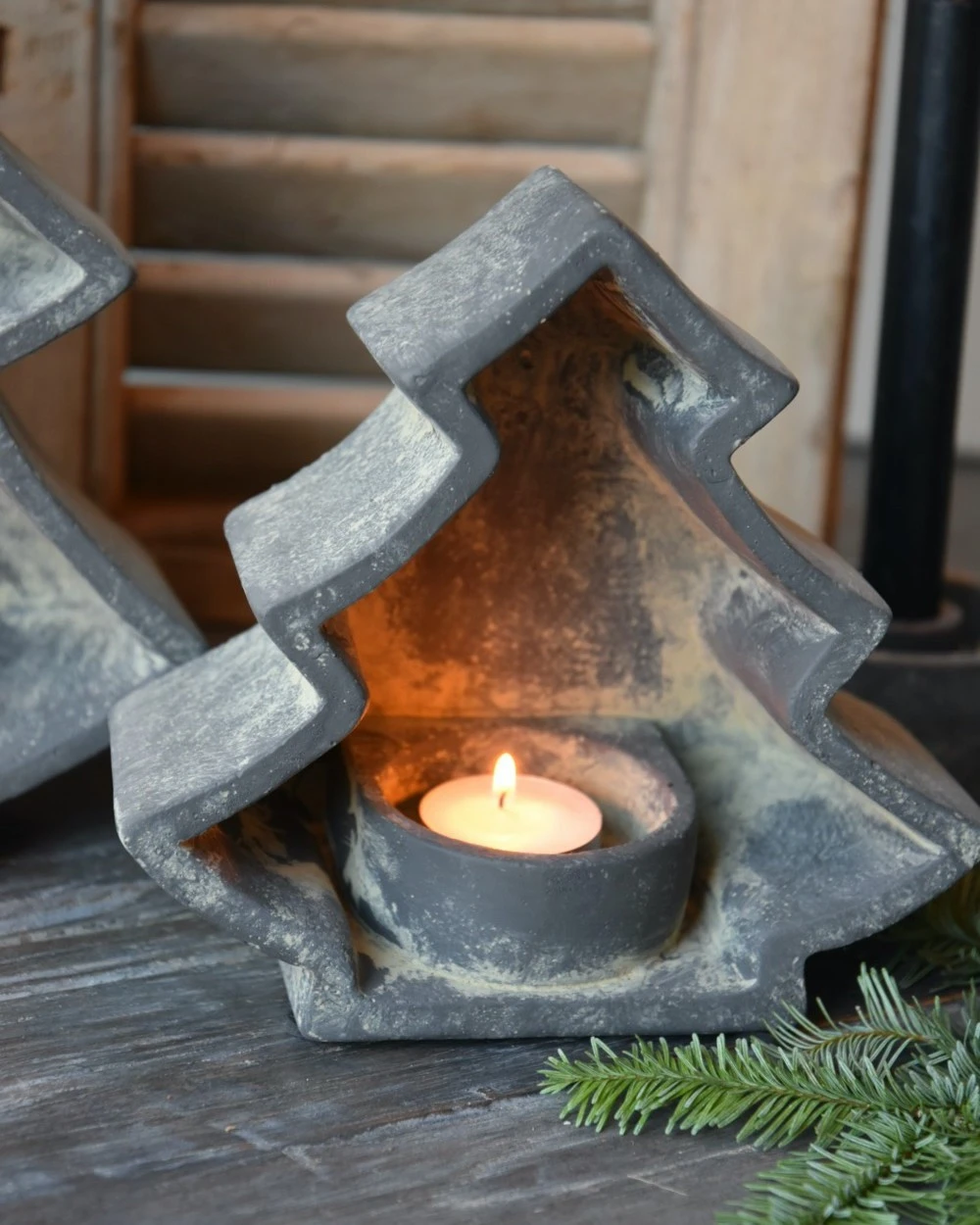 Kerstboom Waxinelicht Houders Klein, Majestic Brynxz - Afbeelding 4