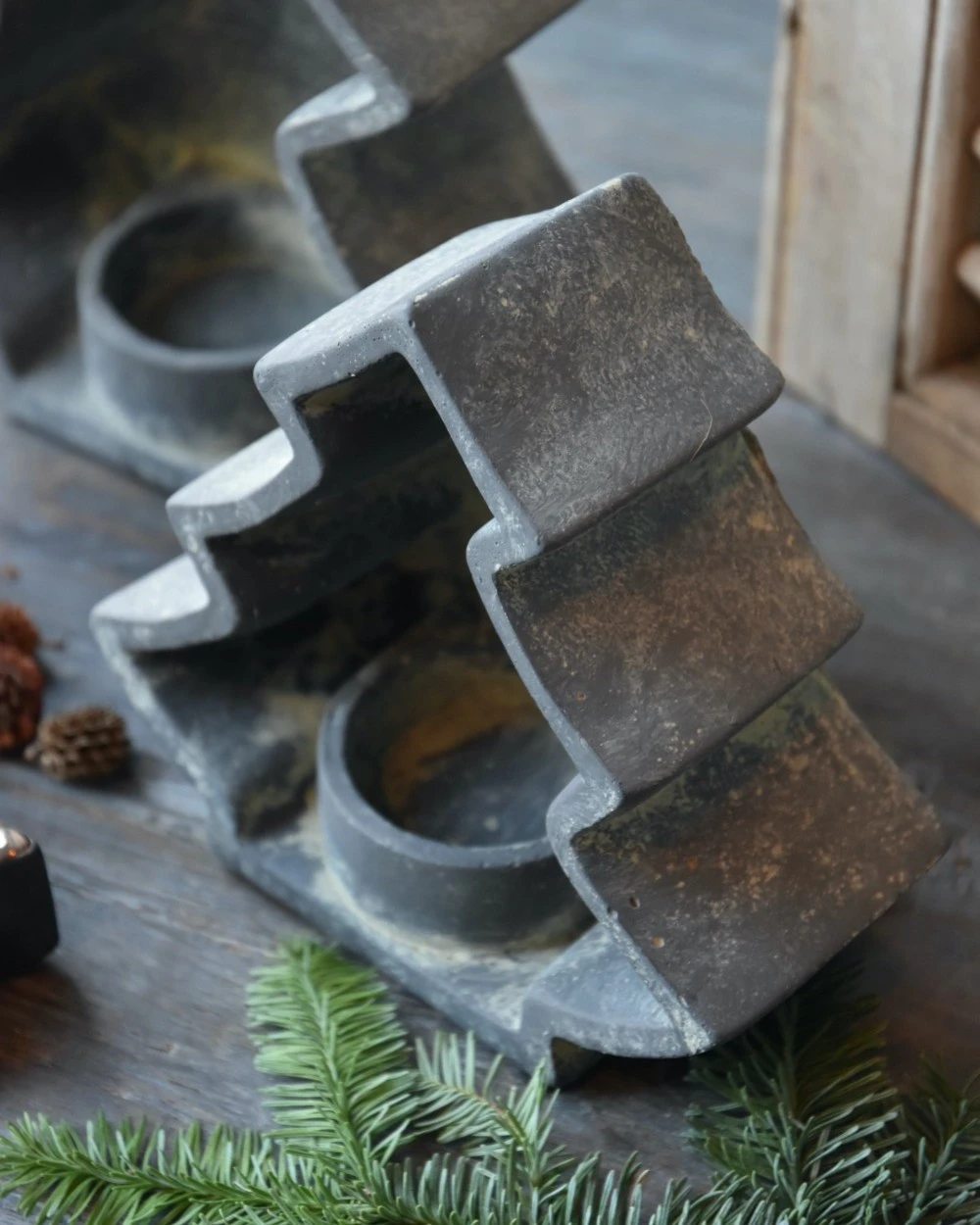 Kerstboom Waxinelicht Houders Klein, Majestic Brynxz - Afbeelding 7