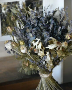 Lavendel Hortensia Biedermeier Droogbloemen Boeket
