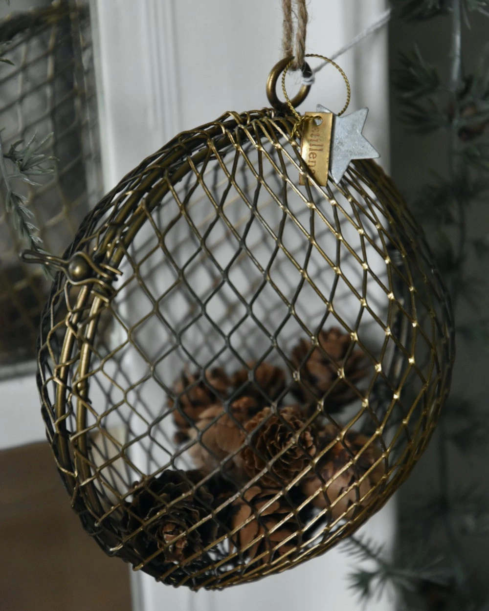 Metalen Draadbal Antiek Look Aan Touw Vulbaar, IB Laursen - Afbeelding 7