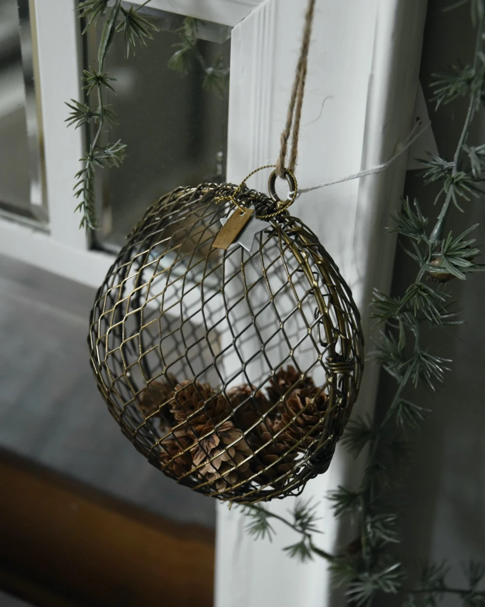 Metalen Draadbal Antiek Look Aan Touw Vulbaar, IB Laursen - Afbeelding 8