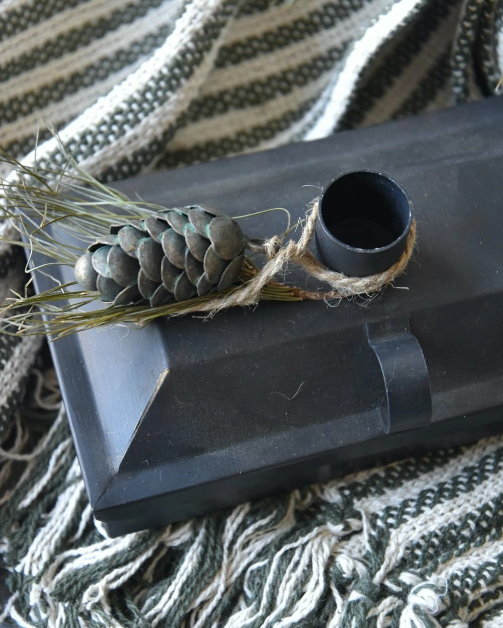 Metalen Kandelaar En Opbergbox Rustic, IB Laursen