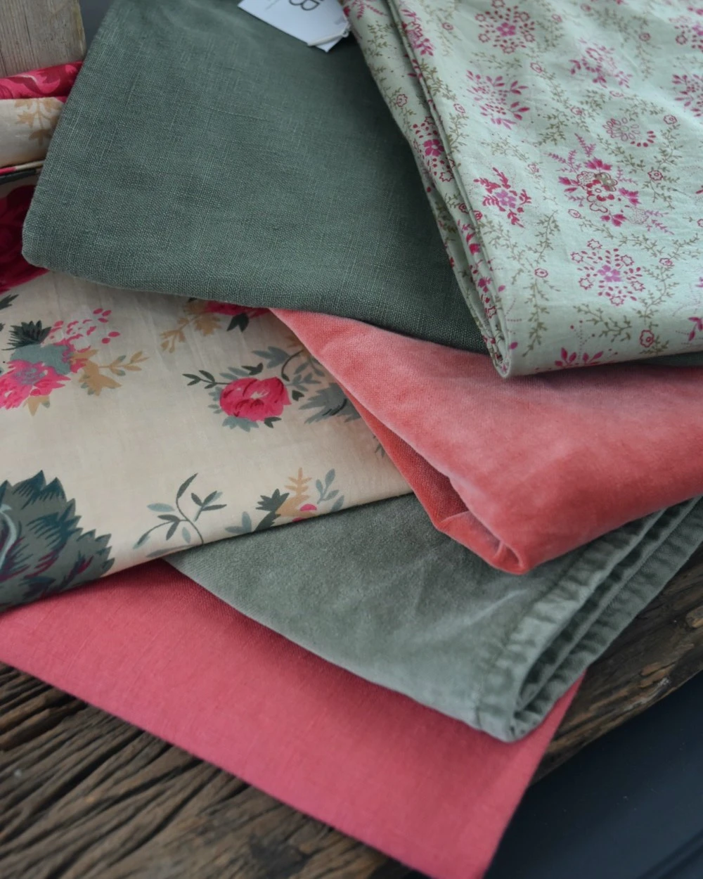 Olijf Groene Velours Kussenhoes, IB Laursen - Afbeelding 6