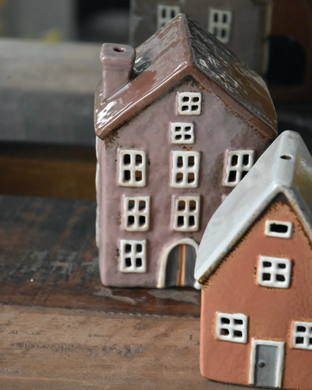 Pastel Lila Theelicht Huis Met Open Ramen Nyhavn, IB Laursen - Afbeelding 6