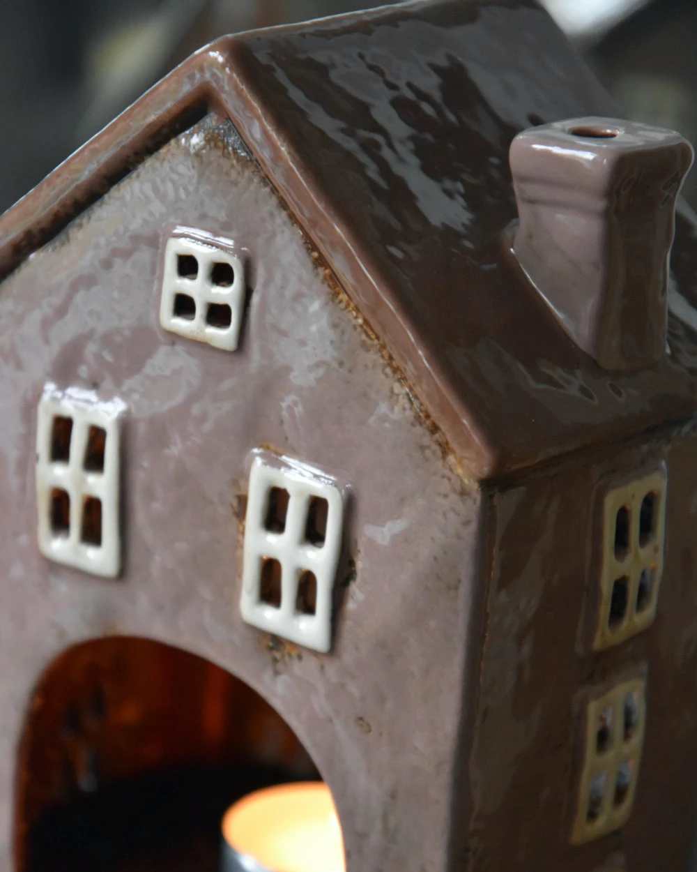 Pastel Lila Theelicht Huis Met Open Ramen Nyhavn, IB Laursen - Afbeelding 7