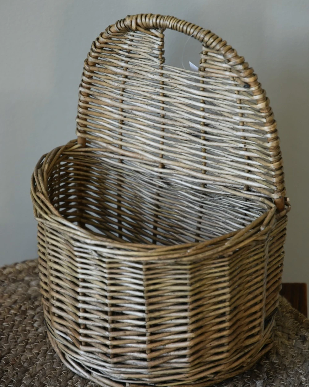 Rieten Wand Mand Half Rond, IB Laursen - Afbeelding 2