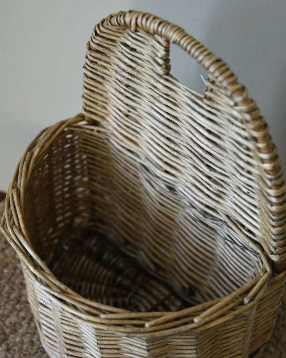 Rieten Wand Mand Half Rond, IB Laursen - Afbeelding 4