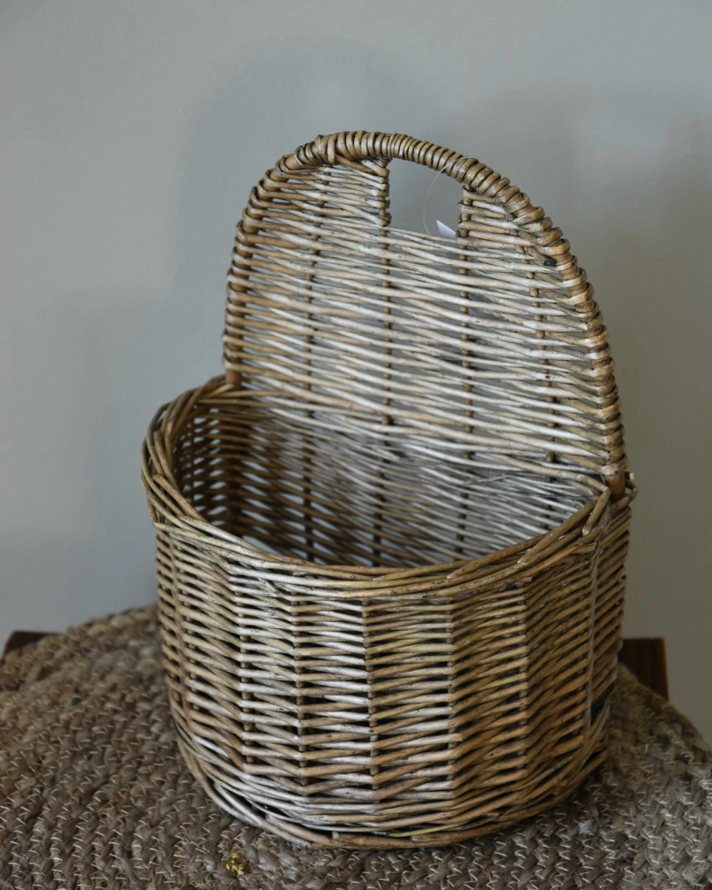 Rieten Wand Mand Half Rond, IB Laursen - Afbeelding 6