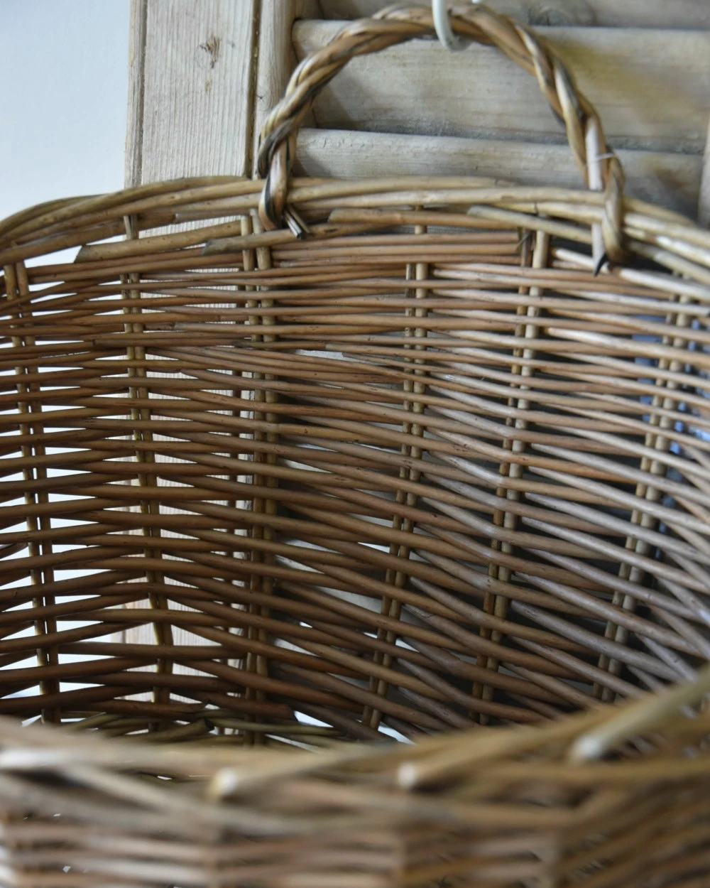 Rieten 'wand' Mand Ovaal Met Asymmetrische Opening, IB Laursen - Afbeelding 5