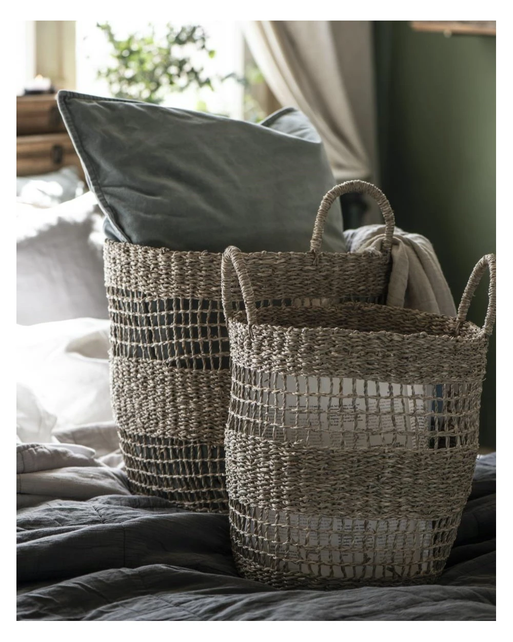 Ronde Mand Met Opgewerkte Structuur Middel Met Handvaten, IB Laursen - Afbeelding 2