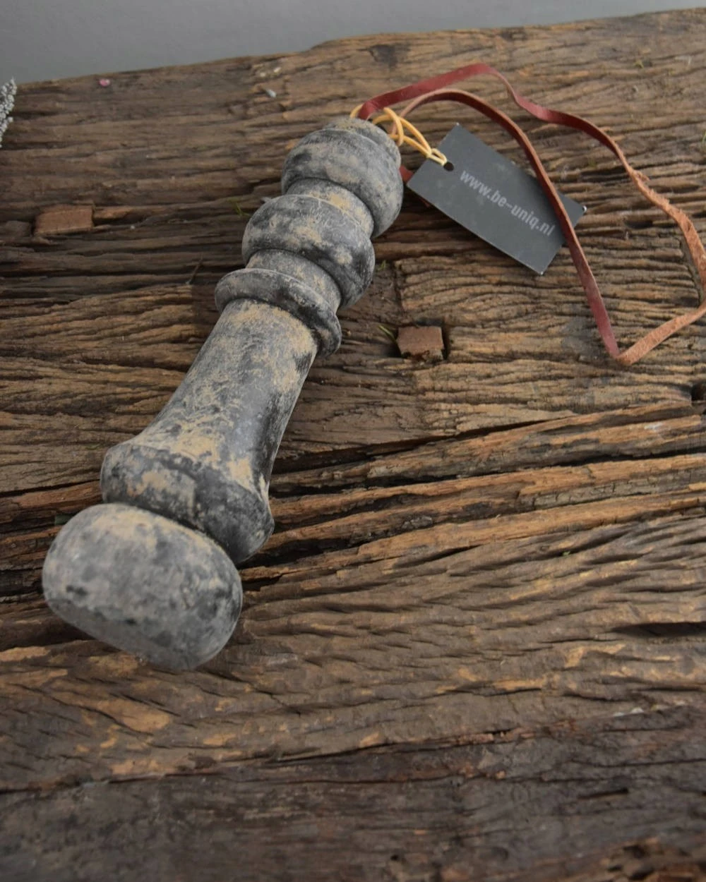 Toefhanger - Klos Verouderd Grijs - Afbeelding 3