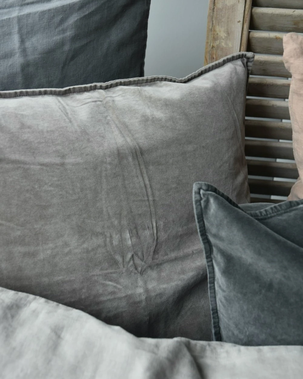 Velours Kussenhoes 'linnen', IB Laursen - Afbeelding 3