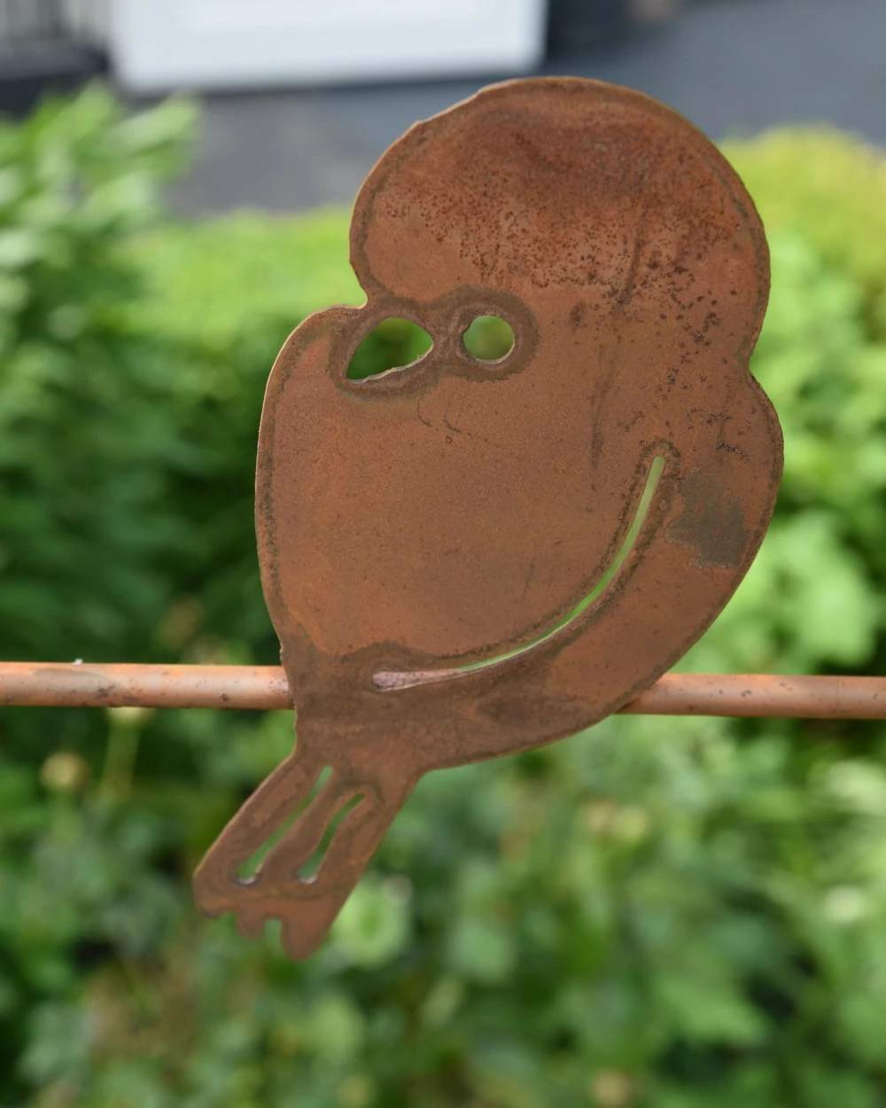 Vogel Voederhaak Van Metaal Met Musje - Afbeelding 2