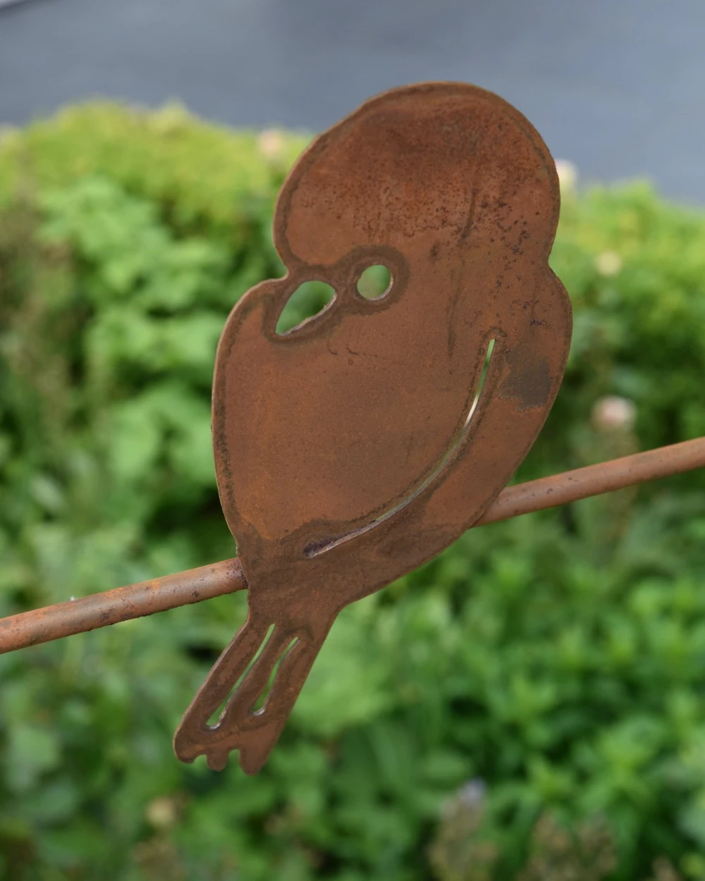 Vogel Voederhaak Van Metaal Met Musje - Afbeelding 4