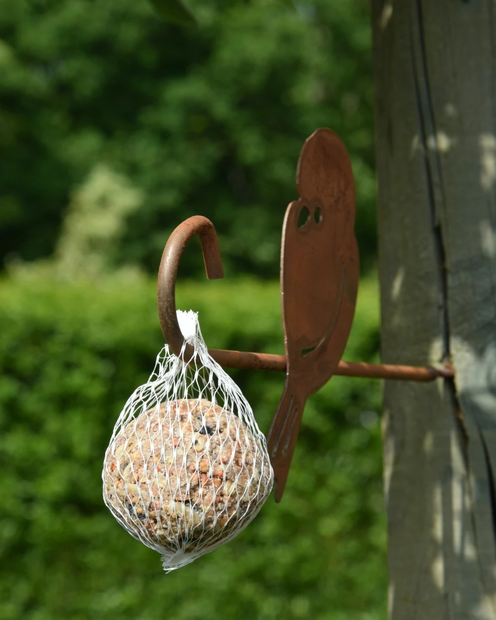 Vogel Voederhaak Van Metaal Met Musje - Afbeelding 5